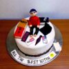 Accountant Guy Theme Cake 2 accountant guy theme cake 1 From LallamTop Cake Shop