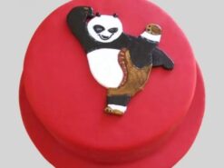Kung Fu Panda Fondant Cake
