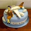 air hostess themed cake 2 From LallamTop Cake Shop