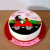 Ambitious Girl Theme Fondant Cake 1 ambitious girl theme fondant cake 1 From LallamTop Cake Shop