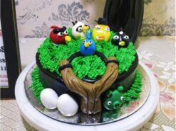 Angry Birds Chocolate Birthday Cake