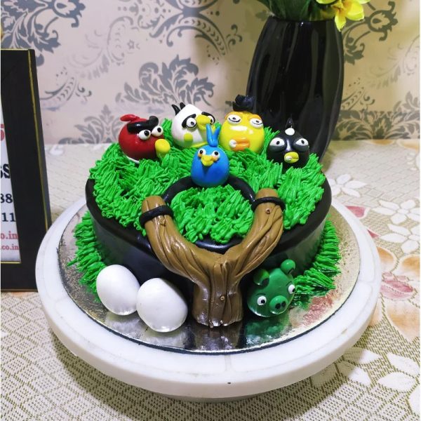 Angry Birds Chocolate Birthday Cake 3 Angry Birds Chocolate Birthday Cake