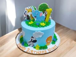 Animal Kingdom Party Cake