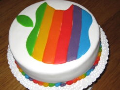 Apple Themed Customized Cake