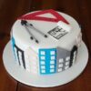 architectural elegance fondant cake 2 From LallamTop Cake Shop