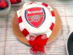 Arsenal Club Theme Fondant Cake