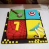 Avengers Birthday Cake 1 avengers birthday cake 1 From LallamTop Cake Shop
