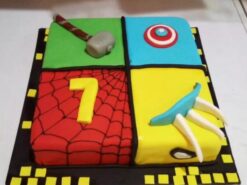 Avengers Birthday Cake