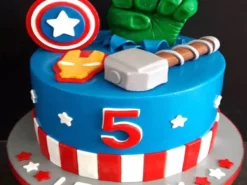 Avengers Fondant Cake