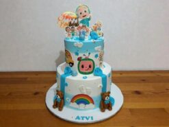 Baby Boy Cocomelon Theme Designer Cake
