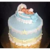 Baby In The Crib Theme Cake 1 baby in the crib theme cake 1 From LallamTop Cake Shop