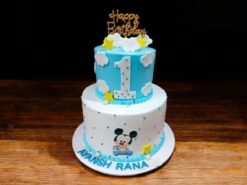 baby-micky-two-tier-cake
