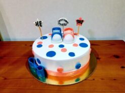 Baby Shower Semi Fondant Cake