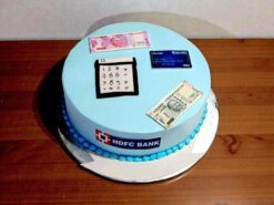 Bank Employee Theme Cake