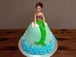 Barbie Mermaid Doll Cake