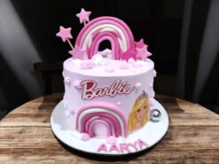 barbie-rainbow-celebration-cake