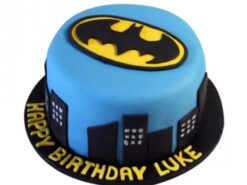 Batman and Gotham City Fondant Cake from LallanTop Cake Shop - Delivery in East Delhi, South-East Delhi, Ghaziabad, and Noida.