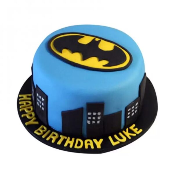 Batman and Gotham City Fondant Cake 3 Batman and Gotham City Fondant Cake from LallanTop Cake Shop - Delivery in East Delhi, South-East Delhi, Ghaziabad, and Noida.