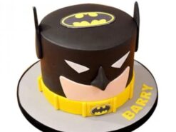 Batman Mask Fondant Cake