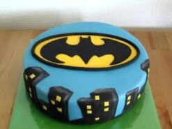 Batman Themed Fondant Cake