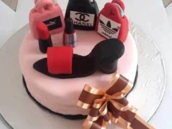 Fashion Theme Fondant Cake