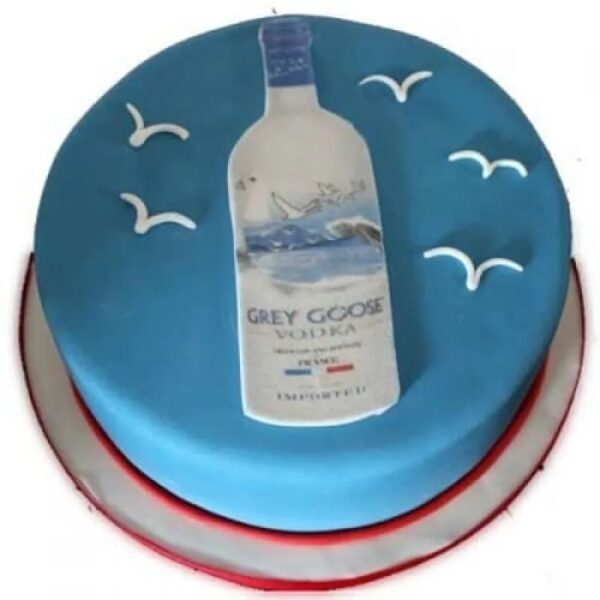 Grey Goose Vodka Themed Cake 3 Grey Goose Vodka Themed Cake