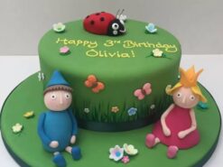 Ben and Holly Theme Cake