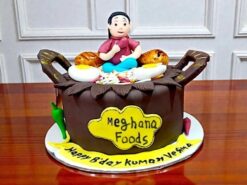 Biryani Lover Guy Theme Cake