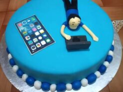 Gadget Lover Guy Theme Cake from LallanTop Cake Shop - Delivery in East Delhi, South-East Delhi, Ghaziabad, and Noida