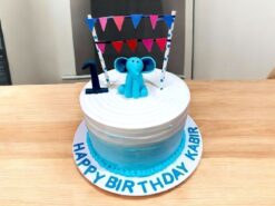 Blue Elephant Cake