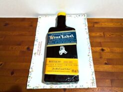 Blue Label Bottle Chocolate Cake