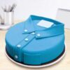 blue shirt customized cake 1 From LallamTop Cake Shop