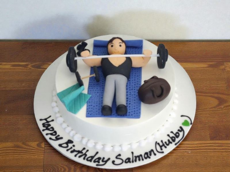 Body Builder Theme Cake 3 body-builder-theme-cake