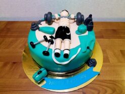 Bodybuilding Theme Cake