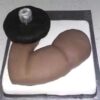 bodybuilding themed fondant cake 1 From LallamTop Cake Shop