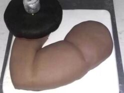 Bodybuilding Themed Fondant Cake