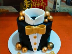 Boss Birthday Tuxedo Cake - LallanTop Cake Shop
