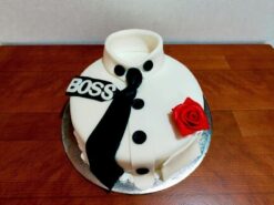 Boss Elegance Shirt Cake by LallanTop Cake Shop for corporate and professional celebrations in Noida Delhi Ghaziabad