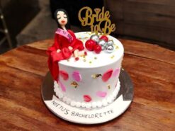 Bride To Be Semi Fondant Cake
