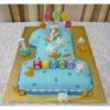 Bug Bunny Theme 1st Birthday Cake 1 bug bunny theme 1st birthday cake 1 From LallamTop Cake Shop