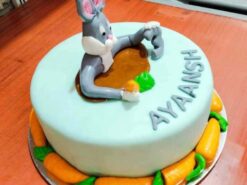 Alternative view of Bugs Bunny Birthday Cake