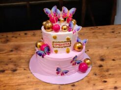 Butterfly Bliss Tiered Cake