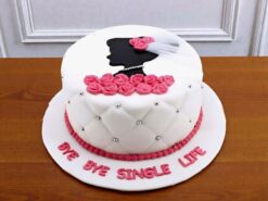 Bye Bye Single Life Bride To Be Cake