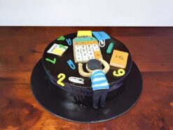 Calculator Crunch Study Cake