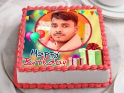 Candid Moments Birthday Photo Cake