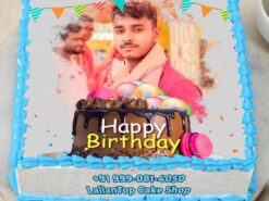 Captivating Image Birthday Photo Cake