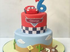 Cars Lightning McQueen Cake