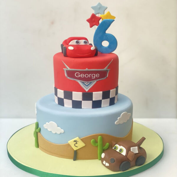 Cars Lightning McQueen Cake 3 Cars Lightning McQueen Cake