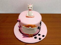 Cat Theme Fondant Cake