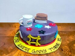 Central Perk Theme Fondant Cake